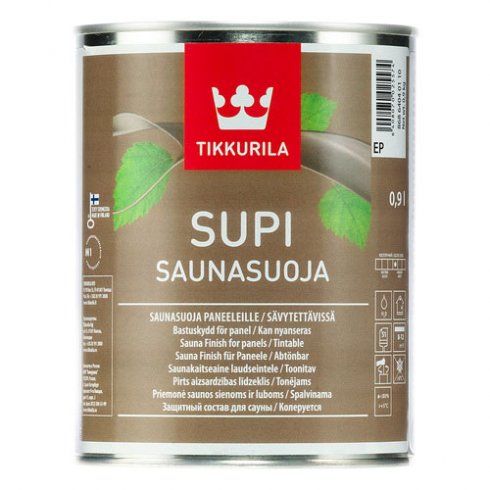 Supi sauna finish